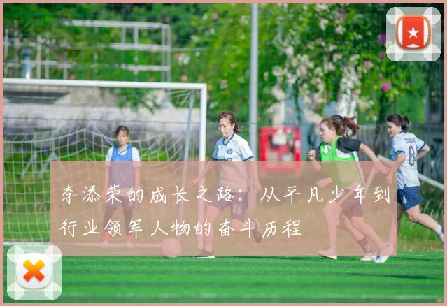 李添荣的成长之路：从平凡少年到行业领军人物的奋斗历程