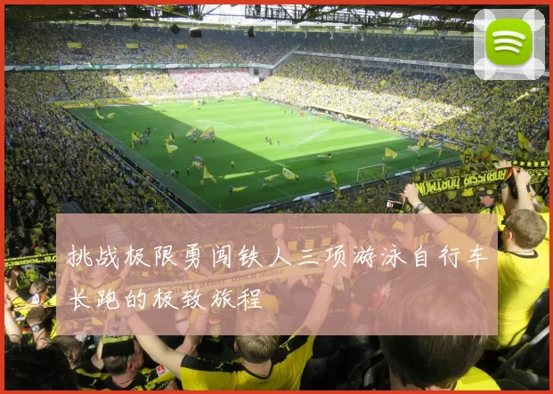 挑战极限勇闯铁人三项游泳自行车长跑的极致旅程